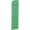 Ekena Millwork Americraft 4-Board (3 Batten) Wood Joined Board-n-Batten Shutters w/Ellipt Top, ARW401BE414X77LPH, PR ARW401BE414X77LPH - alternate 5